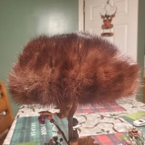 Vintage Mink Hat| Women's Winter Fur Cap